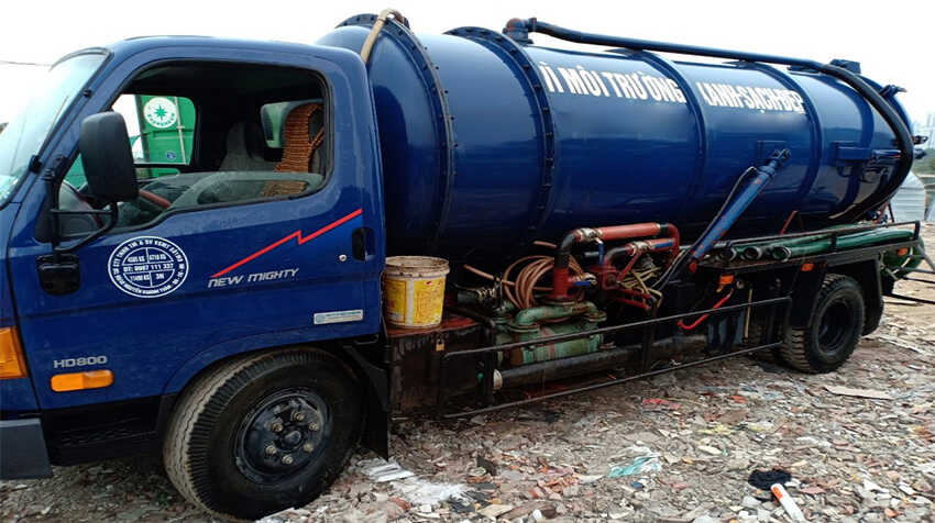 Dịch vụ hút hầm cầu tại Sông Xoài