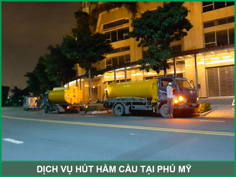 Dịch vụ hút hầm cầu tại thị xã Phú Mỹ, Bà Rịa - Vũng Tàu